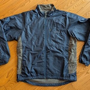 Marmot Blue and Gray Windbreaker Jacket